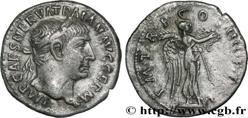 TRAJANUS
Type : Denier 
Date : 102 
Mint name / Town : Rome 
Metal : silver 
Mil...