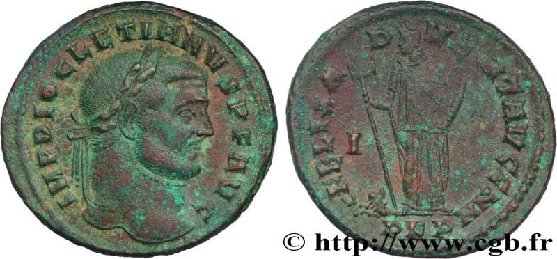 DIOCLETIAN
Type : Follis ou nummus 
Date : 297-298 
Mint name / Town : Carthage ...