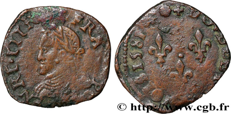 HENRY III
Type : Double tournois, type de Bayonne 
Date : 1581 
Mint name / Town...