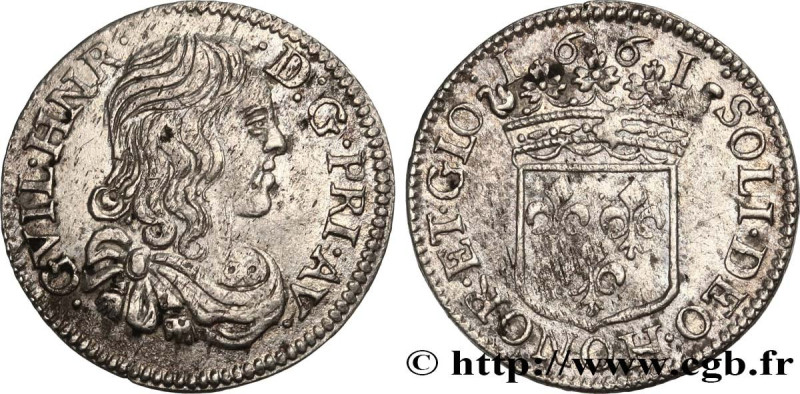 PRINCIPALITY OF ORANGE - WILLIAM-HENRY OF NASSAU
Type : Douzième d'écu 
Date : 1...