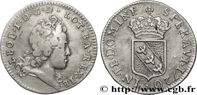 DUCHY OF LORRAINE - LEOPOLD I
Type : Demi-teston 
Date : 1720 
Mint name / Town ...