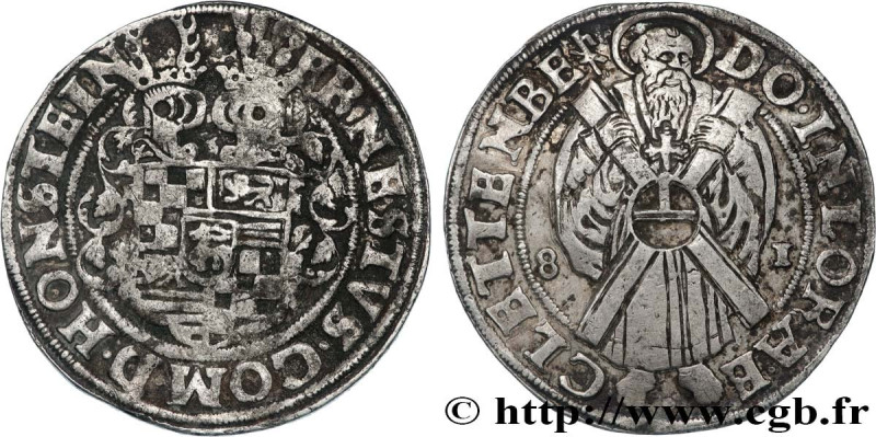 GERMANY - HOHNSTEIN (COUNTY OF) - ERNEST VII
Type : 1 Thaler  
Date : 1581 
Mint...