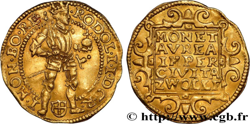 UNITED PROVINCES - DEVENTER, KAMPEN and ZWOLLE
Type : Ducat d'or au chevalier au...