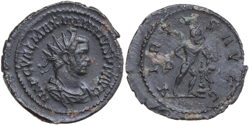 Maximian (286-310). BI Antoninianus, Lugdunum mint. Obv. IMP C VAL MAXIMIANVS PF...