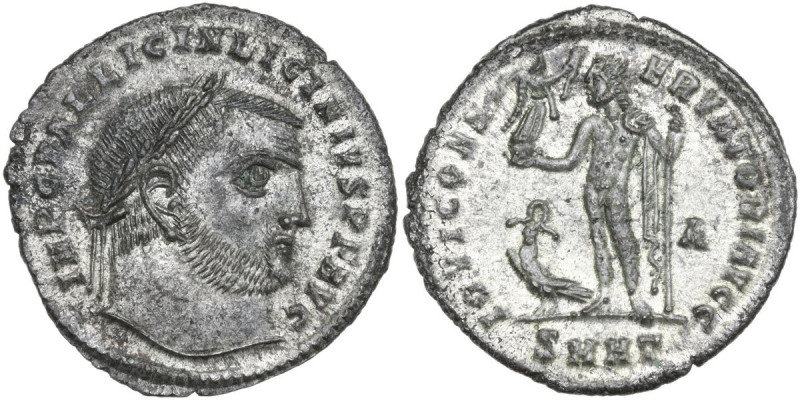 Licinius I (308-324). AE Follis, Heraclea mint, 313-314 AD. Obv. IMP C VAL LICIN...