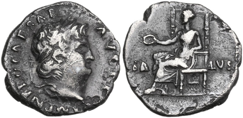 Nero (54-68). AR Denarius, 67-68 AD. Obv. IMP NERO CAESAR AVG P P. Laureate head...