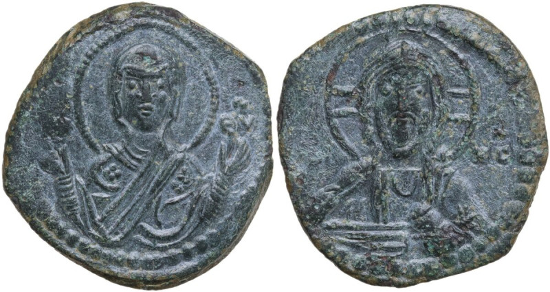 Anonymous Folles. Attributed to Romanus IV. AE Follis. Constantinople mint. Obv....