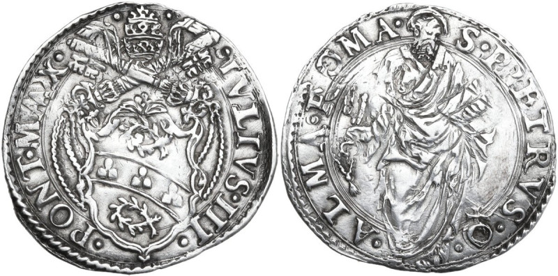 Roma. Giulio III (1550-1555), Giovanni Maria de' Ciocchi del Monte. Giulio. CNI ...