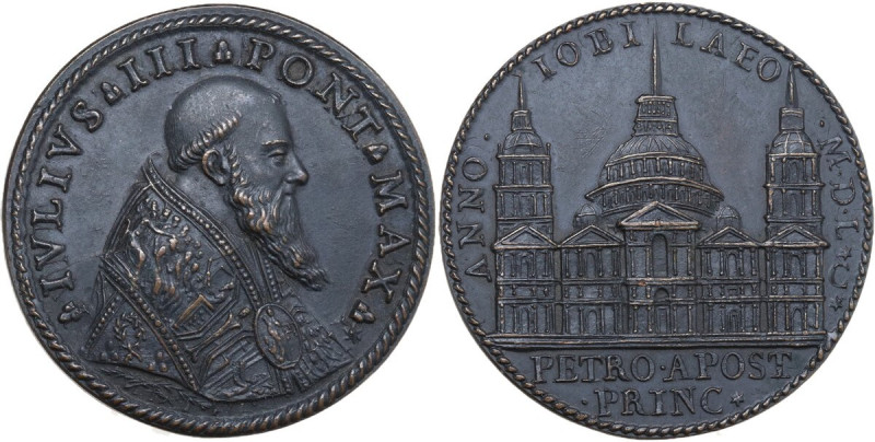 Giulio III (1550-1555), Giovanni Maria de' Ciocchi del Monte. Medaglia Giubileo ...