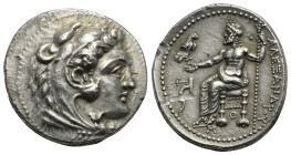 KINGS OF MACEDON. Alexander III 'the Great', 336-323 BC. Tetradrachm (Silver, 28.00 mm, 17.19 g). Tarsos, circa 327-323 BC. Head of Herakles to right,...