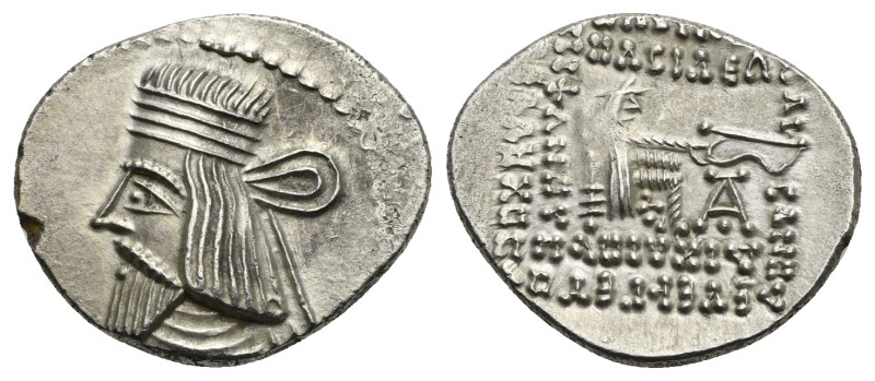 KINGS OF PARTHIA. Artabanos III, circa AD 10-38. Drachm (Silver, 21.00 mm, 3.78 ...