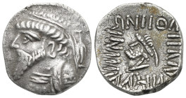 KINGS OF ELYMAIS, Kamnaskires V, circa 54-32 BC. Tetradrachm (Silver, 26.5 mm, 15.44 g). Seleukeia on the Hedyphon. Uncertain date. Diademed and drape...