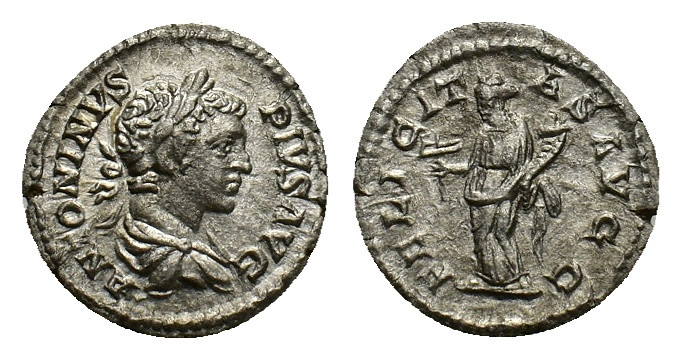 Caracalla. 198-217. Denarius (18.53 mm, 2.65 g). Roma, 205-206. ANTONINVS PIVS A...