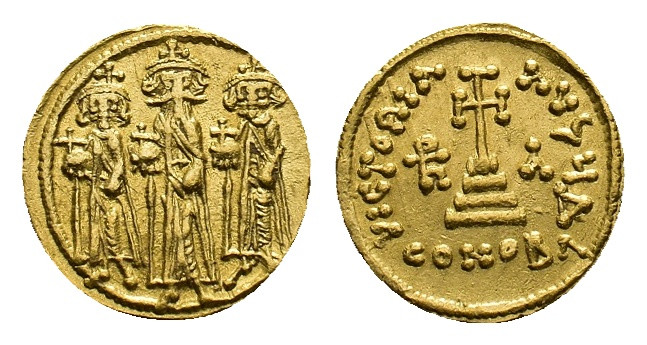 biddr - Astarte, Web Auction 1, lot 187. Heraclius with his sons ...