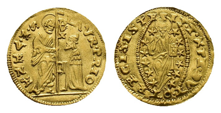 Venezia. Lorenzo Priuli, 1556-1559. Zecchino (Gold, 20.3 mm, 3.44 g). LAV PRIOL ...