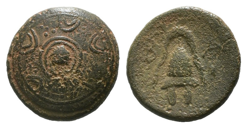 Weight 3.86 gr - Diameter 15 mm 
Greek bronze coin