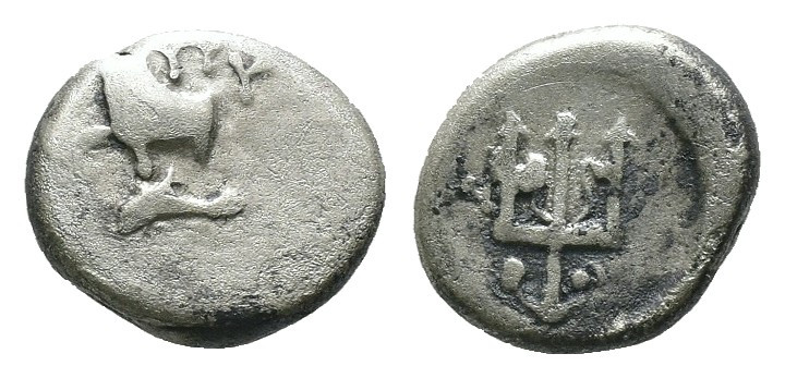 Weight 2.05 gr - Diameter 13 mm 
Greek silver coin