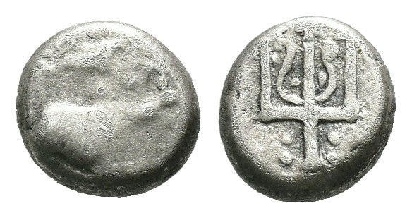 Weight 1.86 gr - Diameter 10 mm 
Greek silver coin