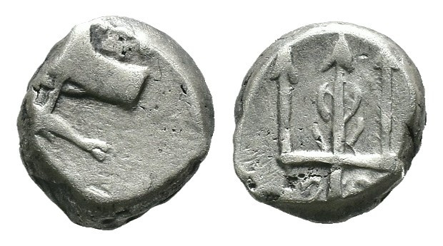 Weight 1.92 gr - Diameter 10 mm 
Greek silver coin