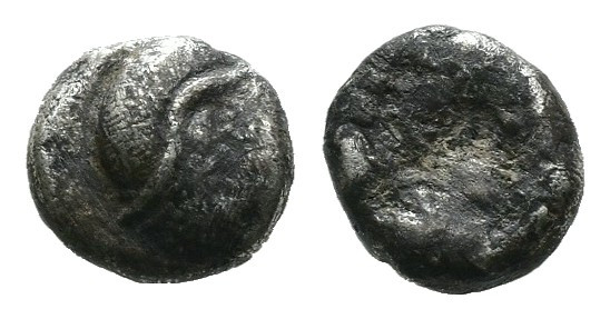 Weight 0.97 gr - Diameter 8 mm 
Greek silver coin