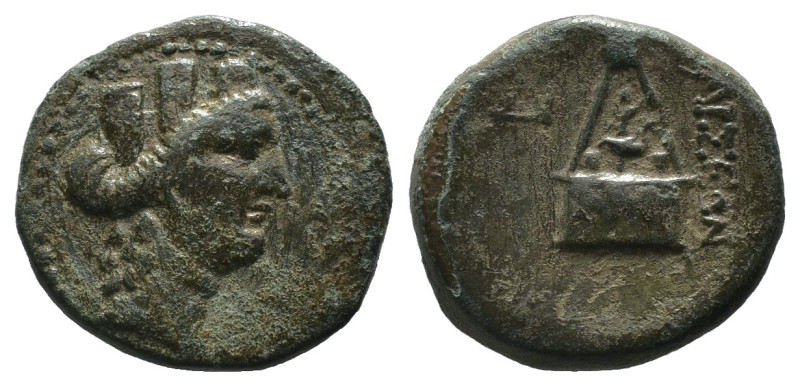 Weight 6.92 gr - Diameter 21 mm 
Greek bronze coin