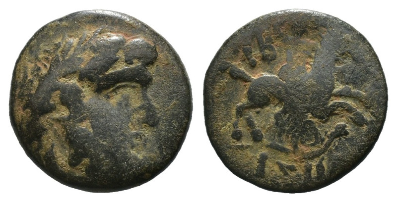 Weight 3.81 gr - Diameter 18 mm 
Greek bronze coin