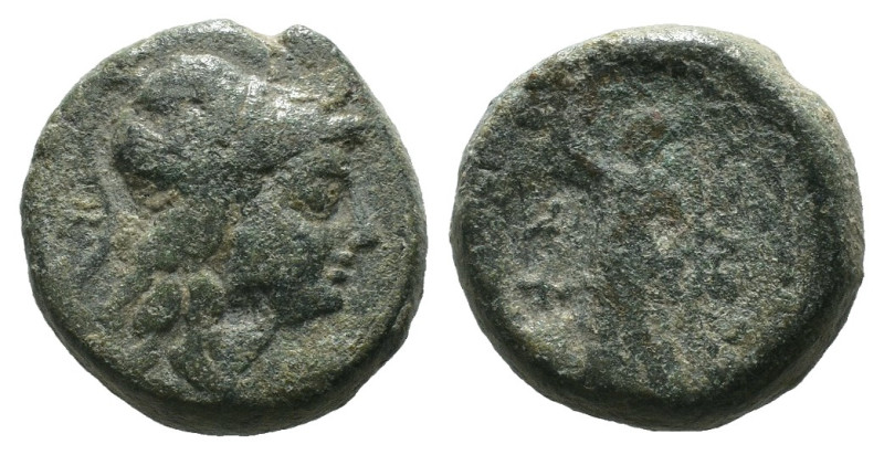 Weight 9.45 gr - Diameter 18 mm 
Greek bronze coin