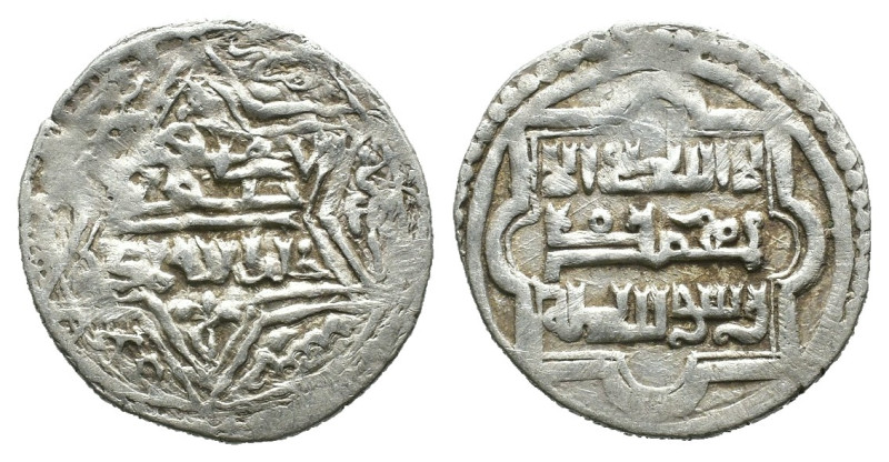 Weight 1.80 gr - Diameter 20 mm 
Islamic silver coins