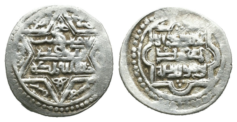 Weight 1.75 gr - Diameter 21 mm 
Islamic silver coins