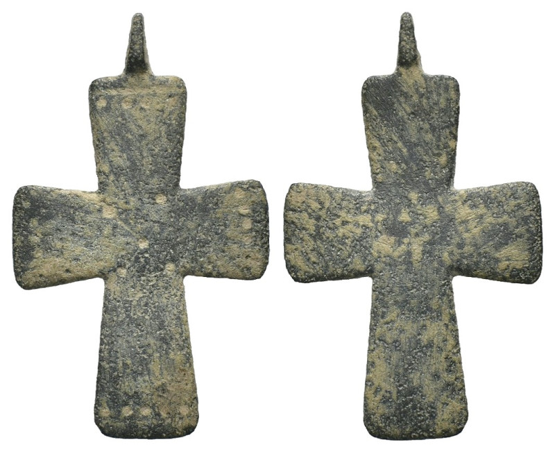 Bronze 7.18 gram Diameter 48 mm BYZANTINE EMPIRE.Cross.(8th-10th century).Ae. So...