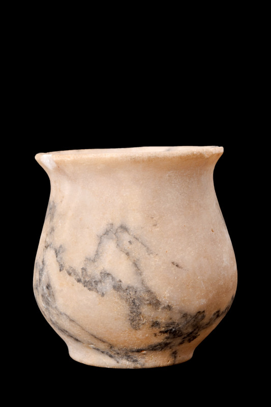 EGYPTIAN STONE CUP

 Middle Kingdom, ca. 2030-1650 BC
 A stone cup, masterful...