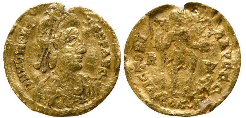 HONORIUS AV. SOLIDUS

 AD 402-403
 Honorius Av. solidus, Ravenna. DN HONORIVS...