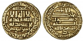 FATIMID, AL-MAHDI (297-322h), Dinar, al-Qayrawan 297h. Weight: 4.15g Reference: Nicol 23. Good very fine and very rare, the first year of al-Mahdi’s r...