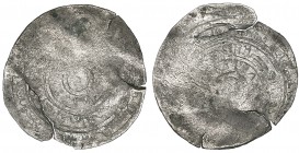 FATIMID, AL-MU‘IZZ (341-365h), Dirham, Dimashq 363h. Weight: 3.00g Reference: cf Nicol 269 [dated 360h]. Crudely struck and with two severe flan split...