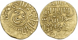 BURJI MAMLUK, FARAJ (FIRST REIGN, 801-808h) Mithqal, al-Qahira 805h. Weight: 4.35g Reference: cf Balog 627 [date not visible]. Very fine and extremely...