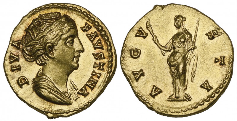 Faustina Senior (wife of Antoninus Pius, died 141), aureus, Rome, posthumous iss...