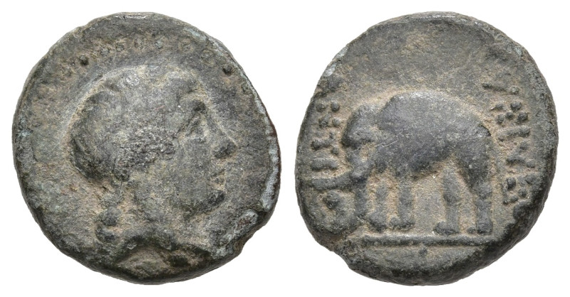 Greek
SELEUKID KINGS OF SYRIA. Antiochos III ‘the Great’ (223-187 BC).
AE Bron...