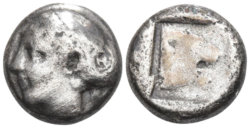 Greek
TROAS. Assos (?). (Mid-late 5th century BC).
AR Triobol or Hemidrachm (1...