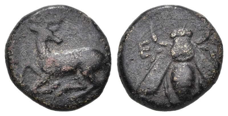 Greek
IONIA. Ephesos. (Circa 390-300 BC).
AE Bronze (12.6mm 2.08g)