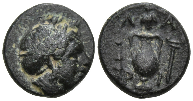 Greek
Troas. Larisa-Ptolemais (400-300 BC)
AE Bronze (10.5mm 1.23g)