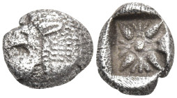 Greek
IONIA. Miletos. Late 6th-early 5th centuries BC).
AR Obol (10mm 0.87g)