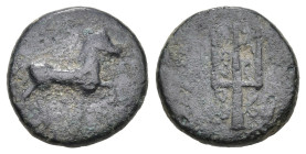 Greek
CARIA. Mylasa. (Circa 210-30 BC).
AE Bronze (12.82mm 1.52g)