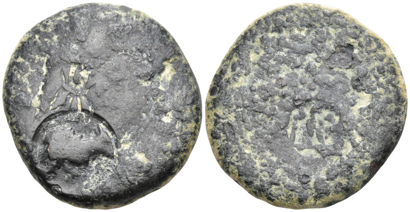 Roman Provincial
Uncertain Mint (14-200 AD)
AE Bronze (23.2mm 10.79g)