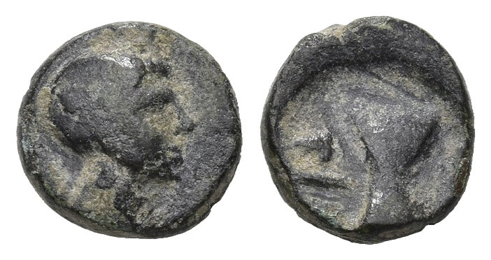 Greek
AE Bronze (7.57mm 0.55g)