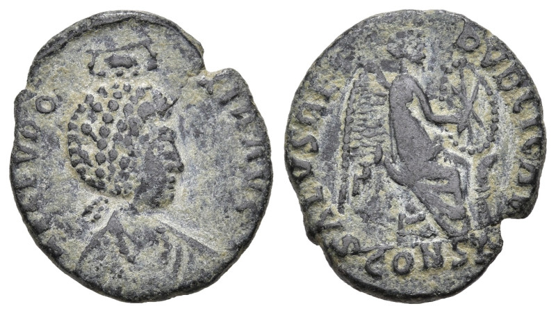 Roman Imperial
Aelia Eudoxia (400-404 AD). Constantinople
AE Follis (15.6mm 1....