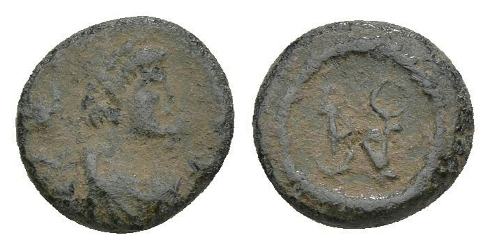 Roman Imperial
Zeno (476-491 AD). Constantinople.
AE Nummus (6.8mm 0.86g)