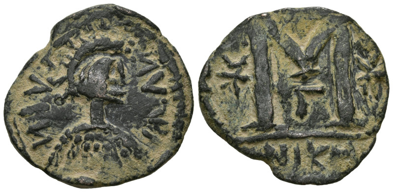 Byzantine
Justin I (518-527 AD). Nicomedia
AE Follis (33.5mm 20.26g)