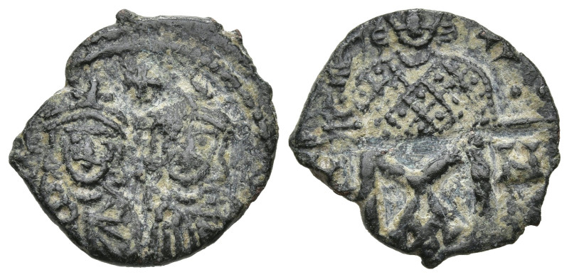 Byzantine
Constantine V Copronymus, with Leo IV and Leo III (741-775 AD). Const...