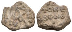 Byzantine Lead Seal
(7.38g 18.6mm diameter)