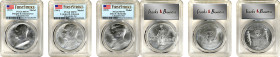 Lot of (3) (2015) Presidential Medals. Silver. Coin and Chronicles Set. First Strike. MS-70 (PCGS).

Included are: Dwight D. Eisenhower; John F. Ken...